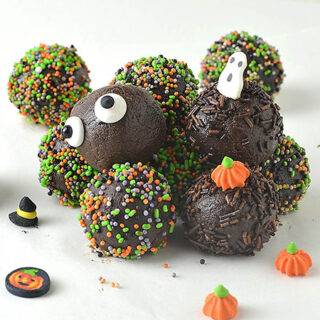Halloween Chocolate Truffles Recipe - Featured Image
