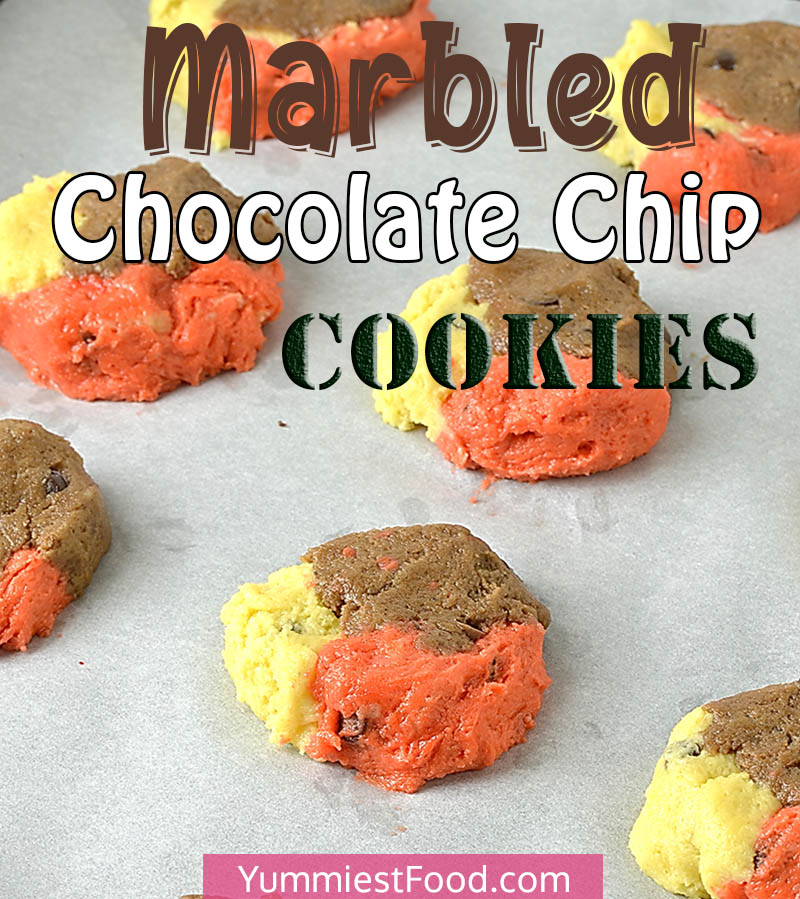 Marbled Chocolate Chip Cookies Recipe