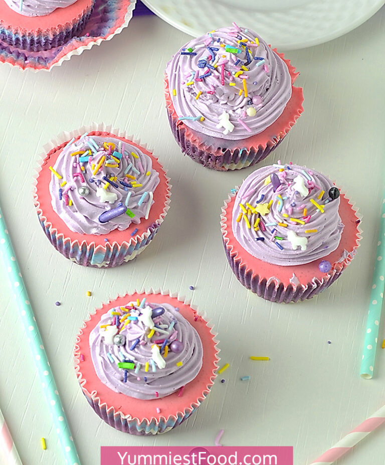 Unicorn Mini Cheesecakes – Recipe From Yummiest Food Cookbook