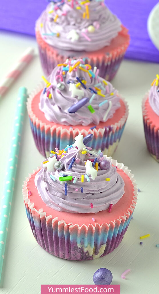 Unicorn Mini Cheesecakes – Recipe from Yummiest Food Cookbook