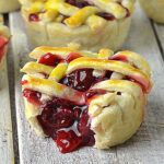 Mini Cherry Pies Recipe - Featured Image