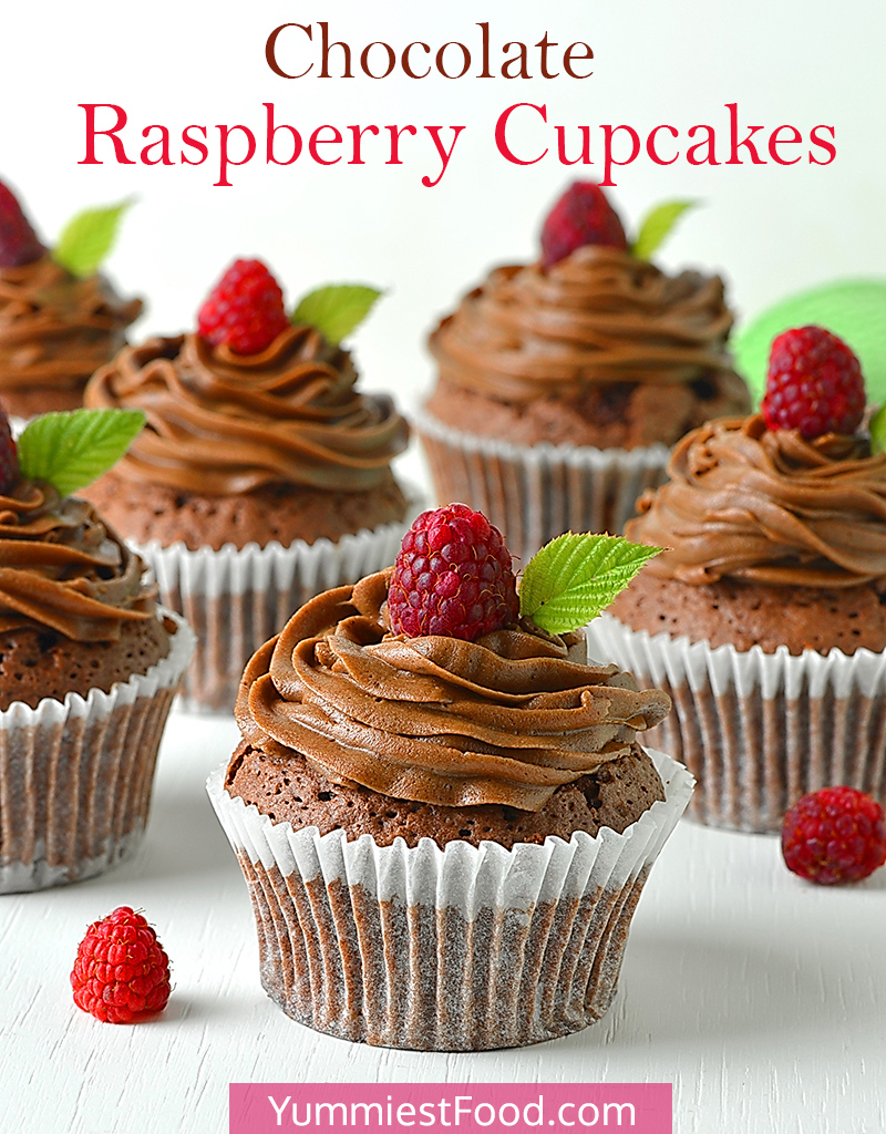 Chocolate Raspberry Cupcakes