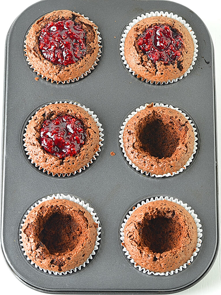 Chocolate Raspberry Cupcakes – Recipe From Yummiest Food Cookbook