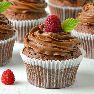 Chocolate Raspberry Cupcakes - Featured Image