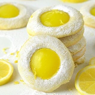 Lemon Curd Cookies - Featured Image