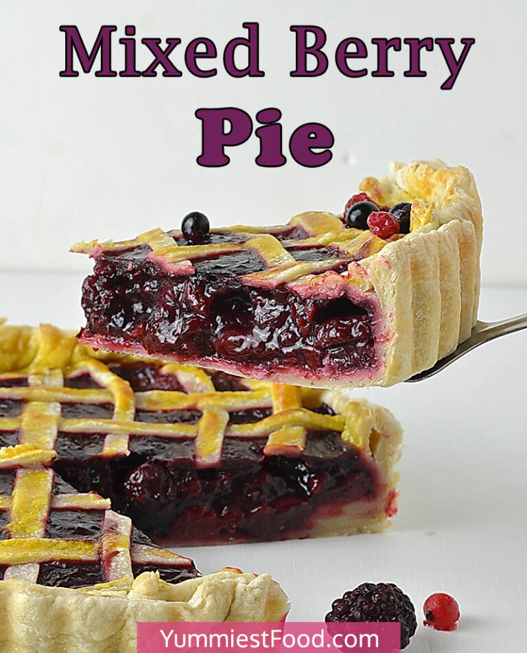 Mixed Berry Pie – Recipe from Yummiest Food Cookbook