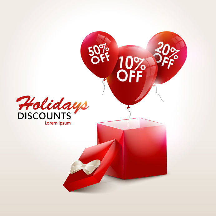 Balloons With Sale Discounts and with box