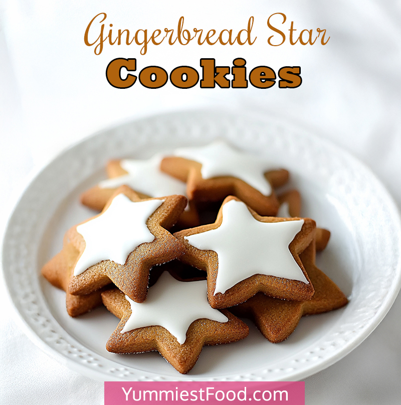 Gingerbread Star Cookies