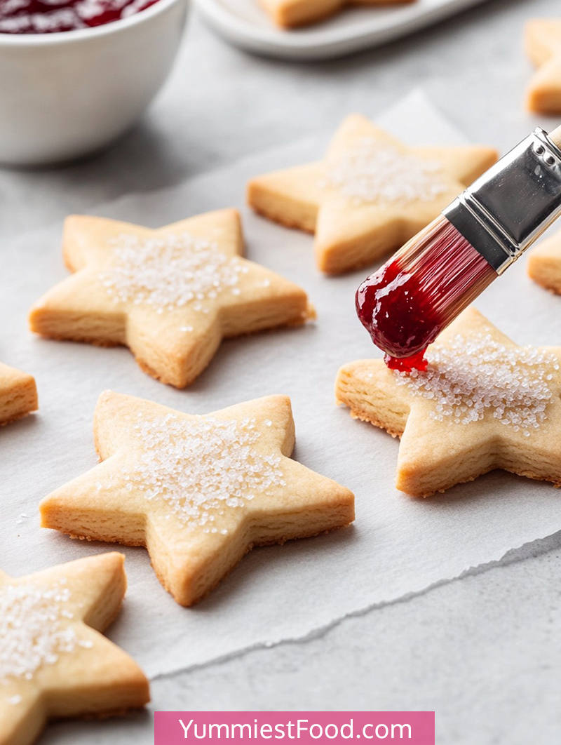 Sugar Plum Shortbread Cookies