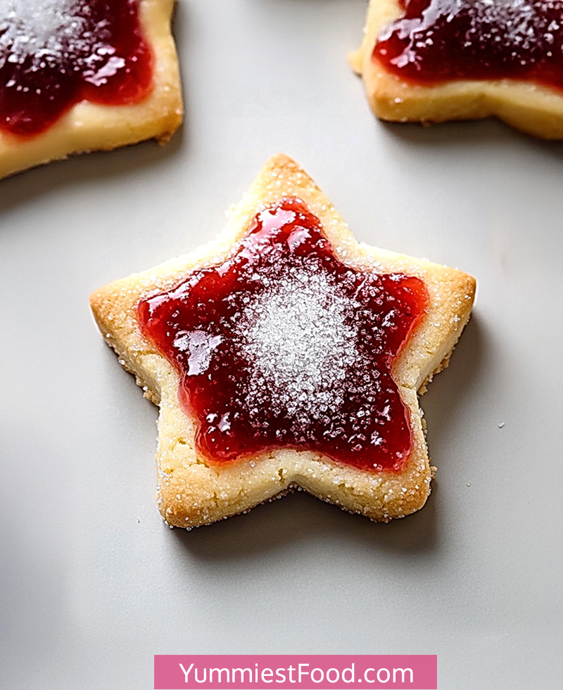 Sugar Plum Shortbread Cookies