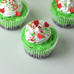 Grinch Mini Cheesecakes - Featured Image